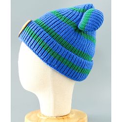 Babyhug Woolen Cap Blue - Diameter 11.5 cm