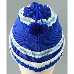 Babyhug Woolen Cap Blue - Diameter 11.5 cm