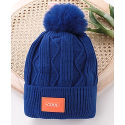 Babyhug Woollen Cap - Blue