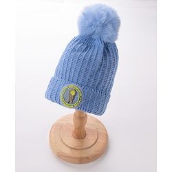Babyhug Woollen Cap Blue Large - Diameter 12 cm