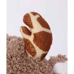 Babyhug Woollen Cap With Giraffe 3D Ear- Light Brown