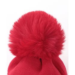 Babyhug Woolen Cap Gloves & Muffler Set - Red