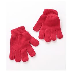 Babyhug Woolen Cap Gloves & Muffler Set - Red