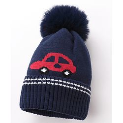 Babyhug Woolen Cap Gloves & Muffler Set - Red
