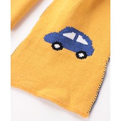 Babyhug Woolen Cap Gloves & Muffler Set - Red