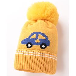 Babyhug Woolen Cap Gloves & Muffler Set - Red