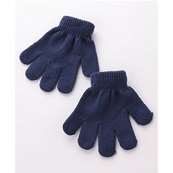 Babyhug Pom Pom Woolen Cap Muffler & Gloves Set Teddy Design - Red