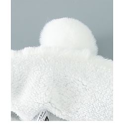 Babyhug Pom Pom Woollen Cap Small Size - Blue