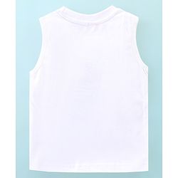 Babyhug 100% Cotton Half Sleeves Checked Shirt with Text Print T-Shirt - White