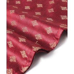 Babyhug Woven Full Sleeves Brocade Kurta & Pyjama Set - Maroon