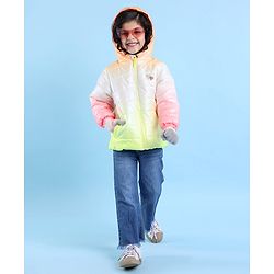 Babyhug Full Sleeves Hooded Jacket with Heart Patch - Pink