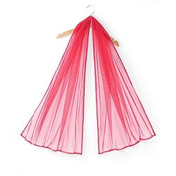 Babyhug Sleeveless Cotton Floral Printed Lehenga & Choli With Dupatta- Indigo & Red
