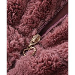 Babyhug Full Sleeves Solid Hooded Jacket- Maroon