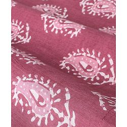 Babyhug 100% Cotton Woven Full Sleeves Kurta With Dhoti Kolka Print - Red