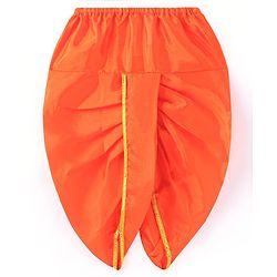 Babyhug Woven Full Sleeves Jamna Set with Forehead Cap & Waistband - Yellow