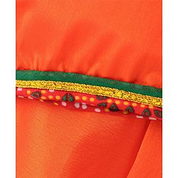 Babyhug Woven Full Sleeves Jamna Set with Forehead Cap & Waistband - Yellow