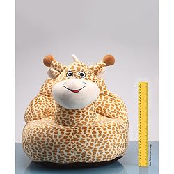 Babyhug Cat Shaped Soft Seat - Brown & White
