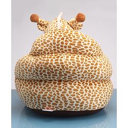 Babyhug Cat Shaped Soft Seat - Brown & White