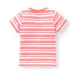 Babyhug Cotton Half Sleeves T-Shirts Pack of 7 with Crab & Boat Print - Yellow & Blue