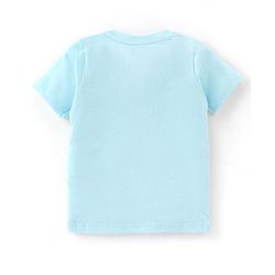 Babyhug Cotton Half Sleeves T-Shirts Pack of 7 with Crab & Boat Print - Yellow & Blue