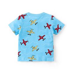 Babyhug Cotton Knit  Half Sleeves Plane Print T-Shirts Pack of 5 - Multicolor