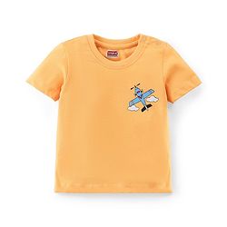 Babyhug Cotton Knit  Half Sleeves Plane Print T-Shirts Pack of 5 - Multicolor