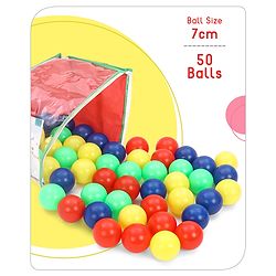 Babyhug Plastic Balls Pack of 50 - Multicolour