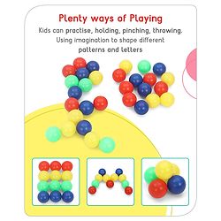 Babyhug Plastic Balls Pack of 50 - Multicolour