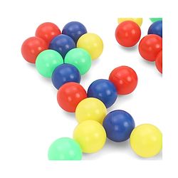 Babyhug Plastic Balls Pack of 50 - Multicolour