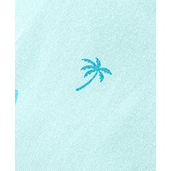 Babyhug Cotton Jersey Knitted Mid Thigh Length Shorts Fish and Text Print Pack of 2 - Orange & Blue