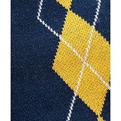 Babyhug Knit Full Sleeves Sweater With Kite Print - Navy Blue & Yellow