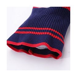 Babyhug Woollen Cap With Pompom & Gloves - Navy Blue