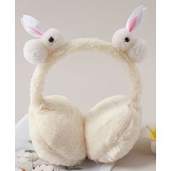 Babyhug Ear Muffs with Rabbit Design - Beige