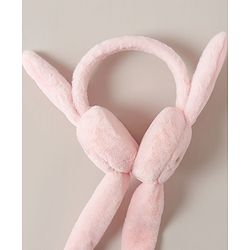 Babyhug Ear Muffs with Bunny Design - Pink