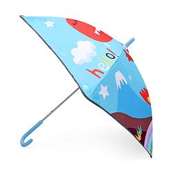 Babyhug Unisex Dinosaur Print Kid's Umbrella - Multicolor