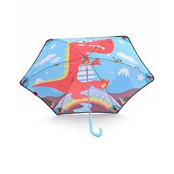 Babyhug Unisex Dinosaur Print Kid's Umbrella - Multicolor