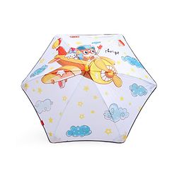 Babyhug Unisex Plane Print Kids Umbrella - Multicolour