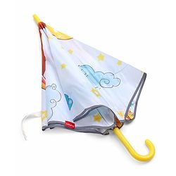 Babyhug Unisex Plane Print Kids Umbrella - Multicolour