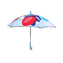Babyhug Unisex Racer Print Kids Umbrella - Multicolor