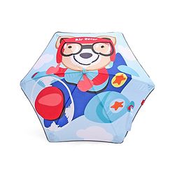 Babyhug Unisex Racer Print Kids Umbrella - Multicolor