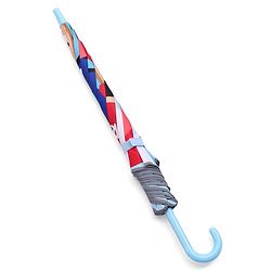 Babyhug Unisex Racer Print Kids Umbrella - Multicolor