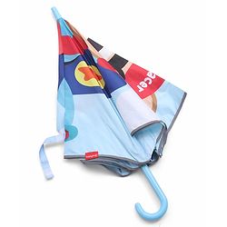 Babyhug Unisex Racer Print Kids Umbrella - Multicolor