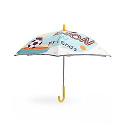 Babyhug Unisex Lion Print Kids Umbrella - Multicolor