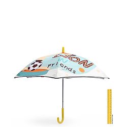 Babyhug Unisex Lion Print Kids Umbrella - Multicolor