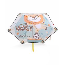 Babyhug Unisex Lion Print Kids Umbrella - Multicolor