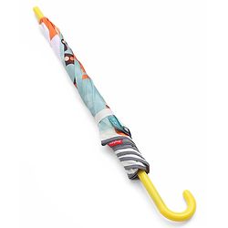 Babyhug Unisex Lion Print Kids Umbrella - Multicolor