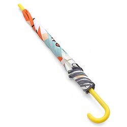 Babyhug Unisex Lion Print Kids Umbrella - Multicolor