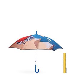 Babyhug Unisex Space Print Kids Umbrella - Multicolour