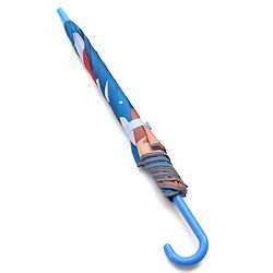 Babyhug Unisex Space Print Kids Umbrella - Multicolour