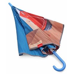 Babyhug Unisex Space Print Kids Umbrella - Multicolour